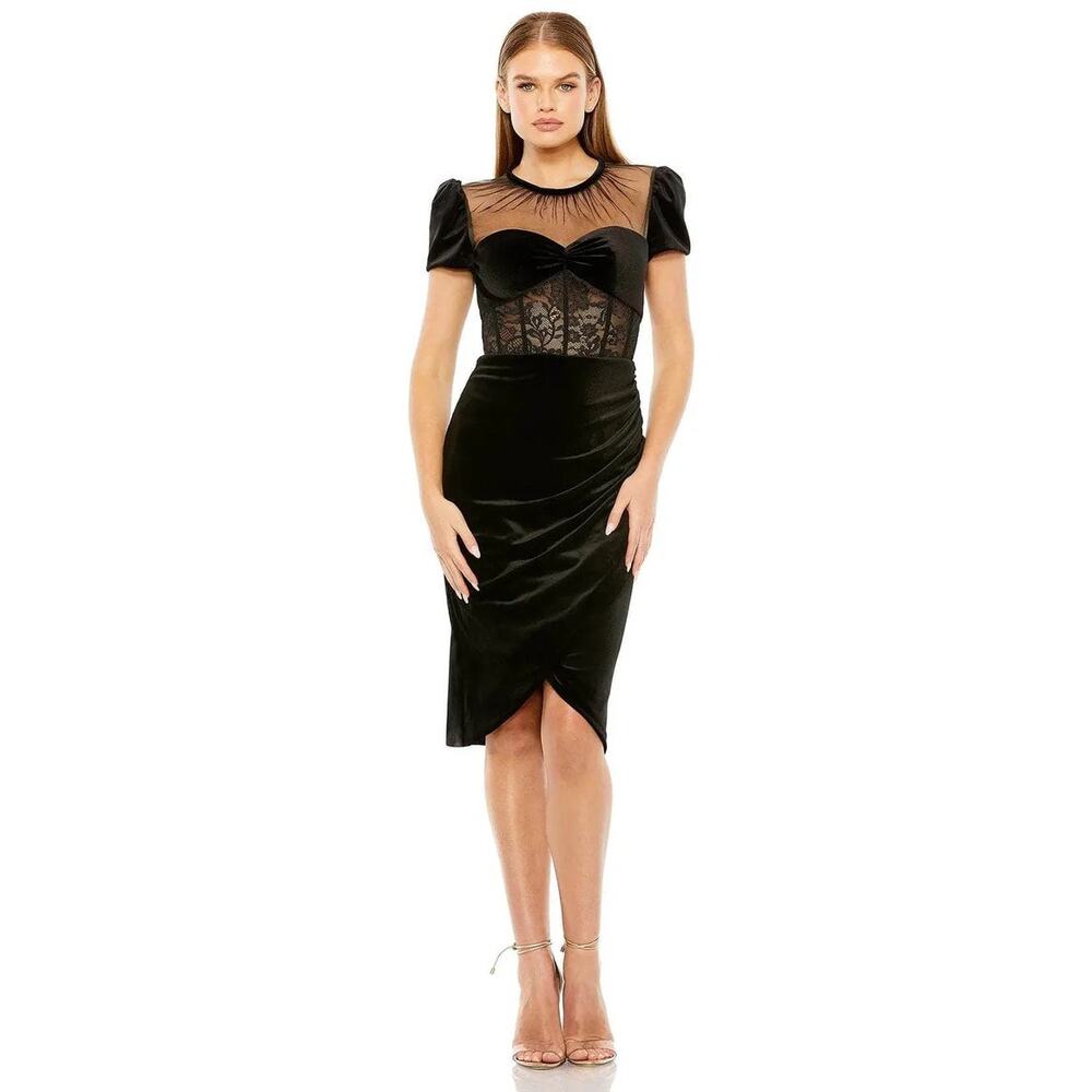 Mac Duggal 20742 - Illusion Jewel Evening Dress